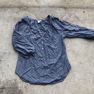 Old Navy polka Dot blouse